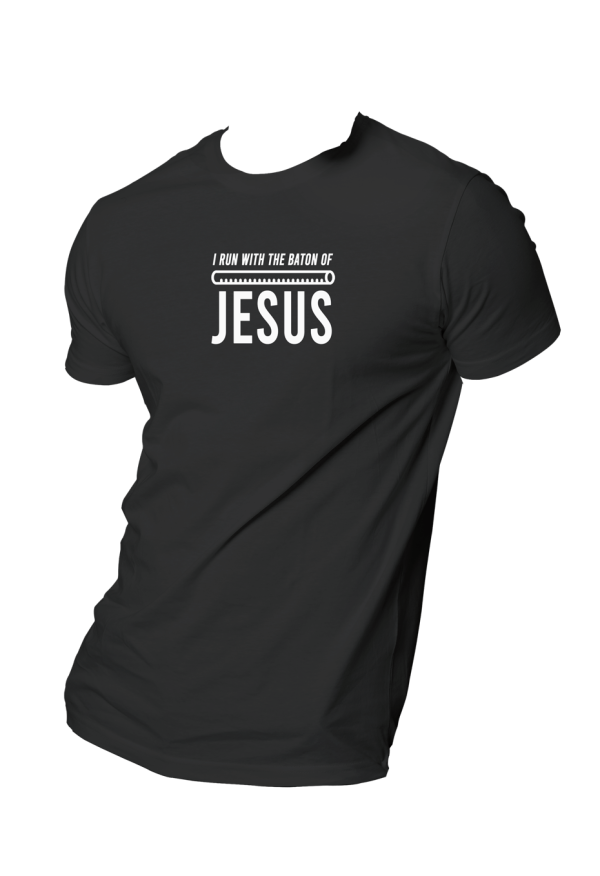 HOG "Baton of Jesus" Black T-shirt.