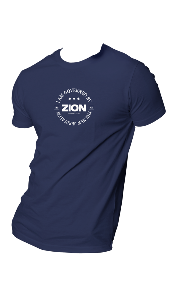 HOG "Govern by Zion" Navy-Blue T-shirt.