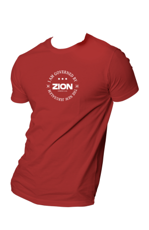 HOG "Govern by Zion" Wine T-shirt.