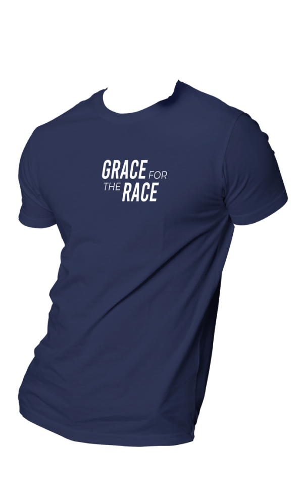 HOG "GRACE for the RACE" Navy-Blue Colour T-shirt.