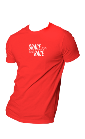 HOG "GRACE for the RACE" Red Colour T-shirt.