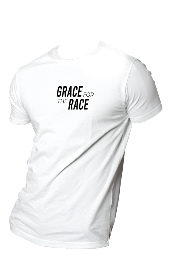 HOG "GRACE for the RACE" White Colour T-shirt.