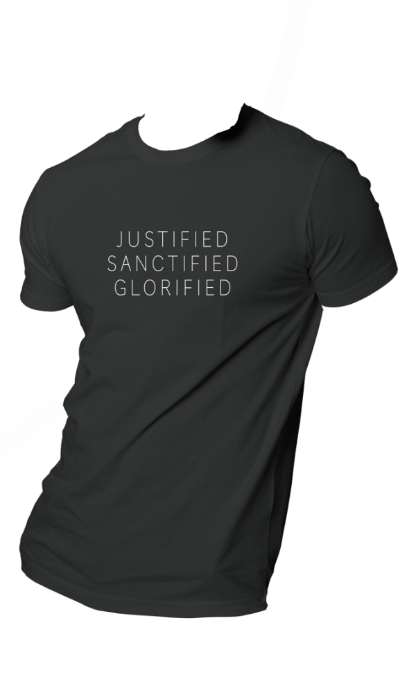 HOG "Justified Sanctified Glorified" Black Colour T-shirt.