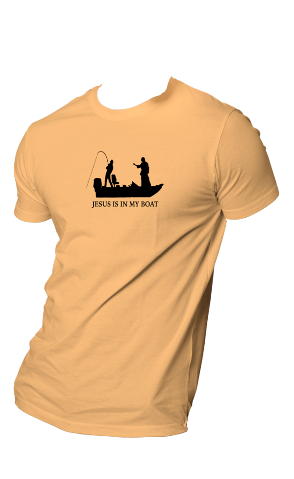 HOG "Jesus In My Boat" Nude Colour T-shirt.