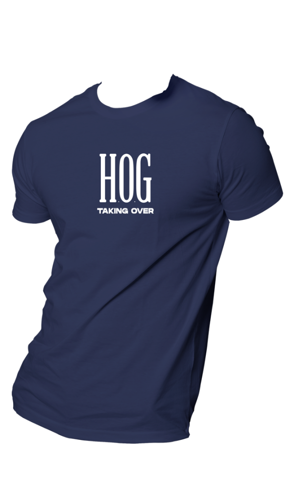 HOG "Taking Over" Navy-Blue Colour T-shirt.