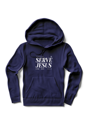 HOG Navy-Blue - Serve Jesus Hoodie - CTA Collection
