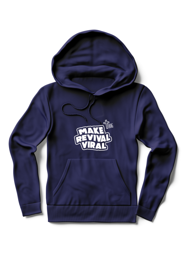 HOG Revival Navy-Blue Hoodie