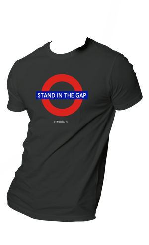 HOG "Stand in the Gap" Black Colour T-shirt.