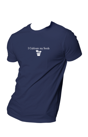 HOG "I Cultivate My Seed" Navy-Blue Colour T-shirt.