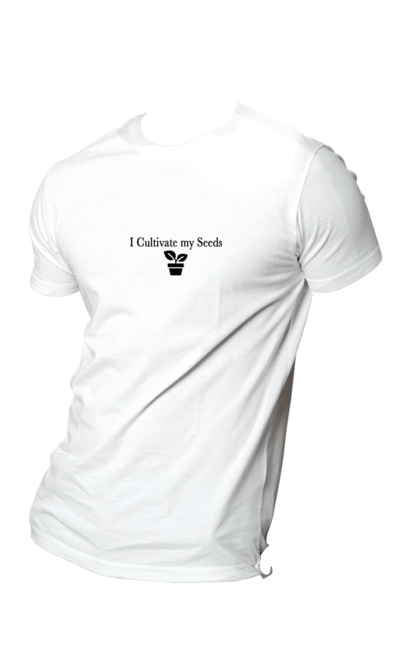 HOG "I Cultivate My Seed" White Colour T-shirt.