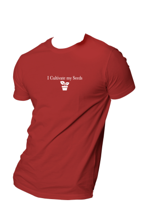 HOG "I Cultivate My Seed" Wine Colour T-shirt.