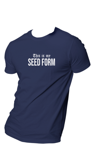 HOG "This is my SEED FORM" Navy-Blue Colour T-shirt.
