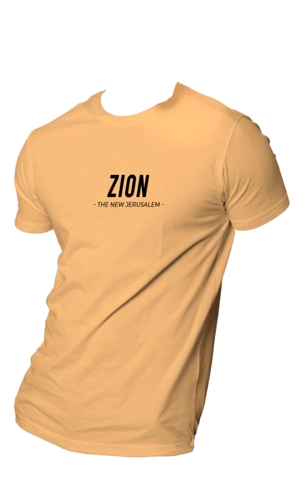 HOG "ZION: The New Jerusalem" Nude Colour T-shirt.