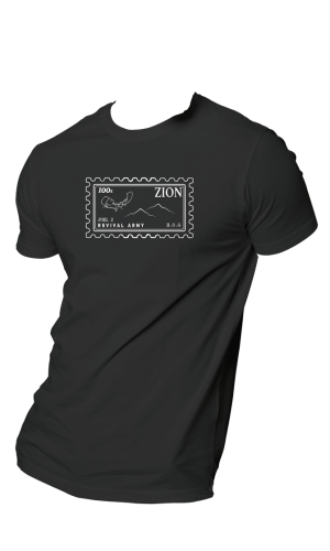 HOG "ZION Revival Army" Black Colour T-shirt.