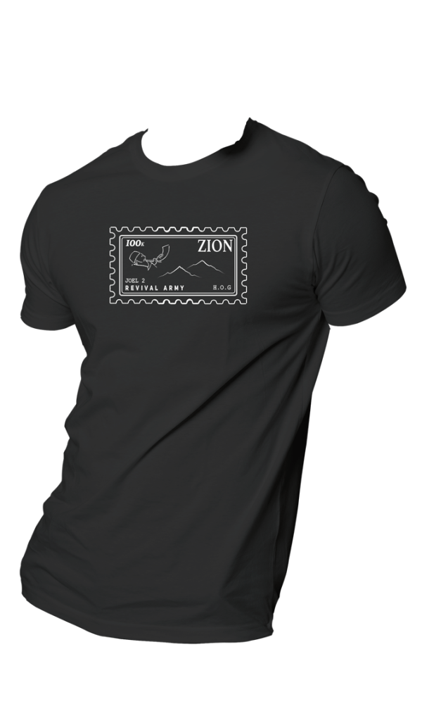 HOG "ZION Revival Army" Black Colour T-shirt.