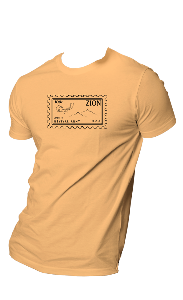 HOG "ZION Revival Army" Nude Colour T-shirt.