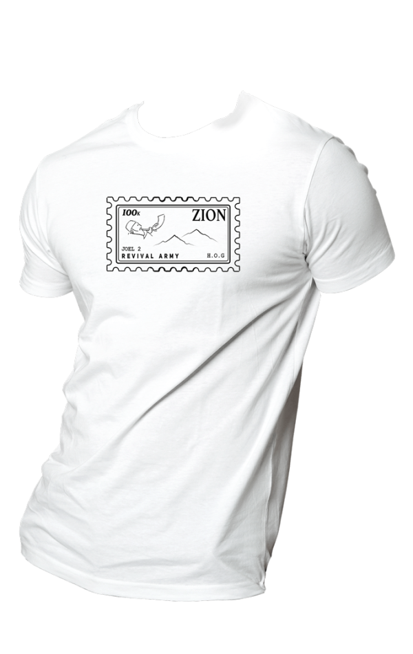 HOG "ZION Revival Army" White Colour T-shirt.