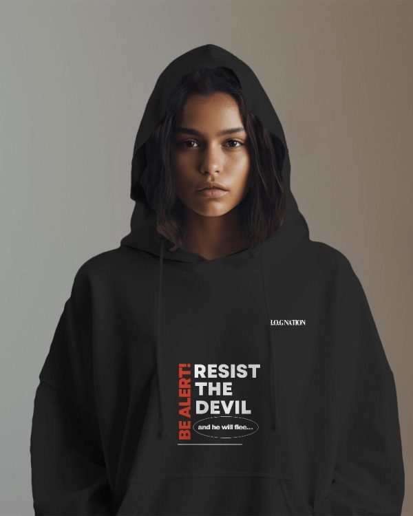 HOG "Be Alert, Resist The Devil" Hoodie - Wake Up Collection