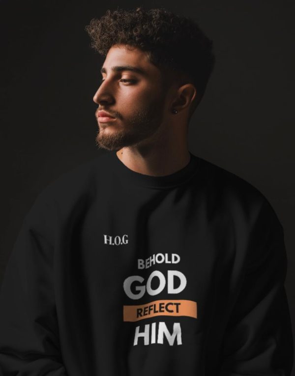 HOG "Behold God, Reflect Him" Sweat-Shirt 100% Cotton