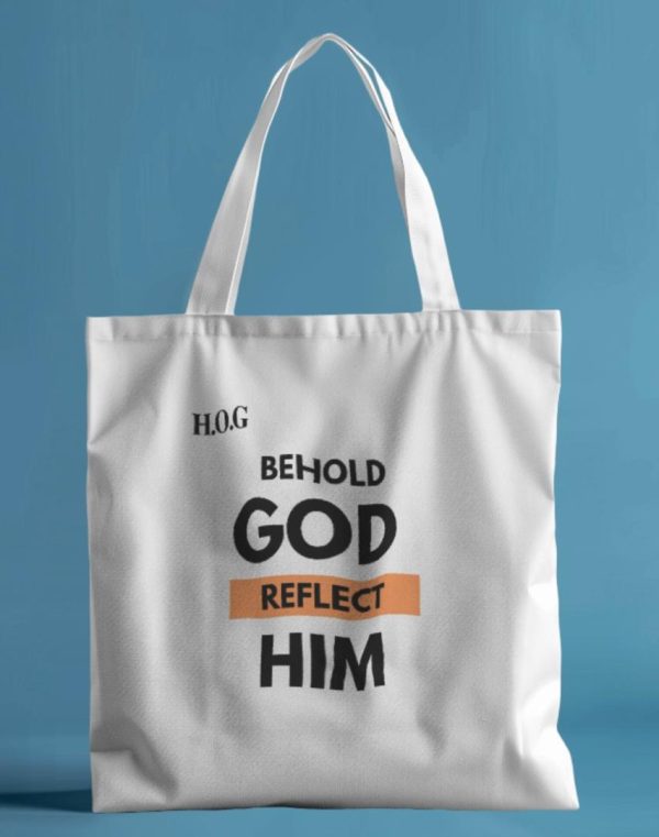 HOG "Behold God, Reflect Him" Tote Bags