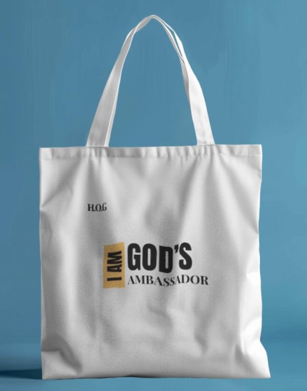 HOG "I Am God's Ambassador" Tote Bags