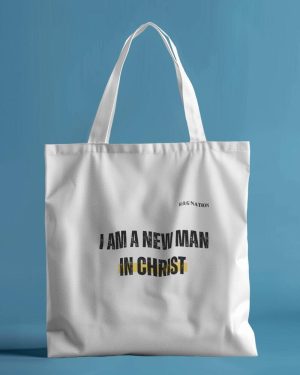 HOG "I Am A New Man In Christ" Tote Bags